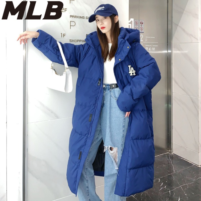 160691 MLB 엠엘비 LA로고 롱다운 재킷 BLUE